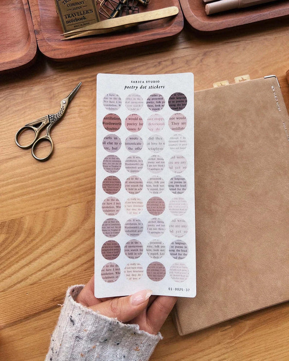Stickers - Poetry Dot - ColorSwatch