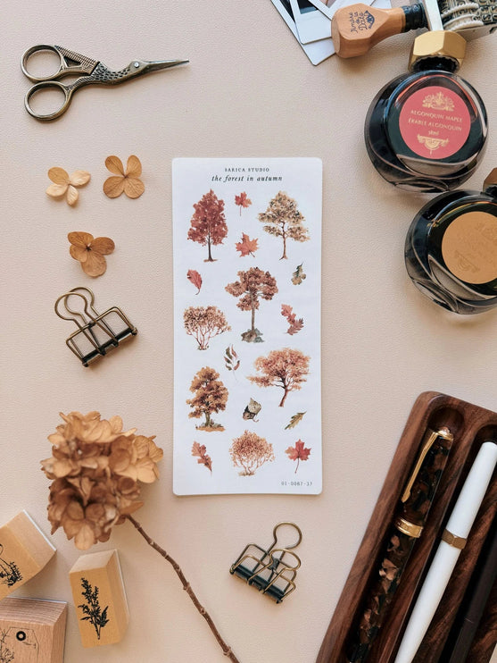 Stickers - The Forest in Autumn - ColorSwatch