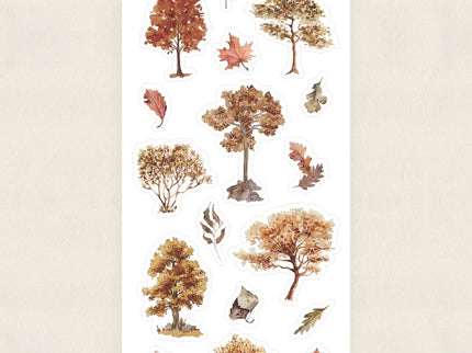 Stickers - The Forest in Autumn - ColorSwatch