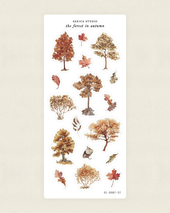 Stickers - The Forest in Autumn - ColorSwatch