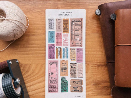 Stickers - Ticket Ephemera - ColorSwatch