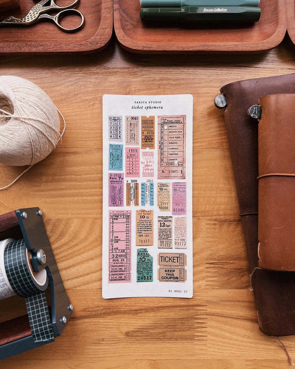 Stickers - Ticket Ephemera - ColorSwatch