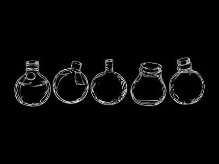 Stickers Transparentes - Frascos - ColorSwatch