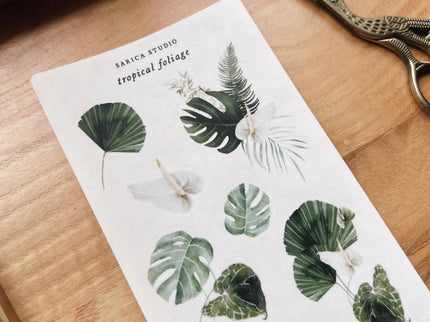 Stickers - Tropical Foliage - ColorSwatch
