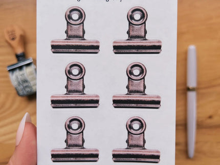 Stickers - Vintage Bulldog Clip - ColorSwatch