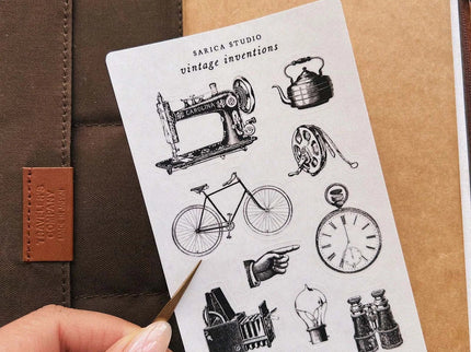 Stickers - Vintage Invention - ColorSwatch