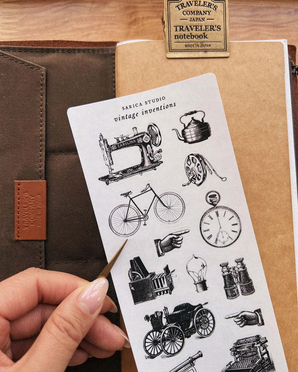 Stickers - Vintage Invention - ColorSwatch