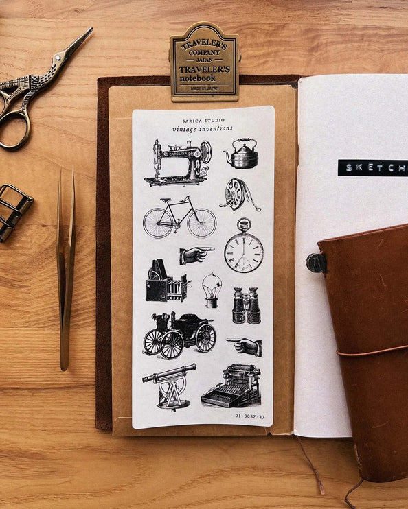 Stickers - Vintage Invention - ColorSwatch