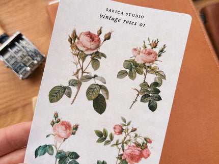 Stickers - Vintage Roses 01 - ColorSwatch