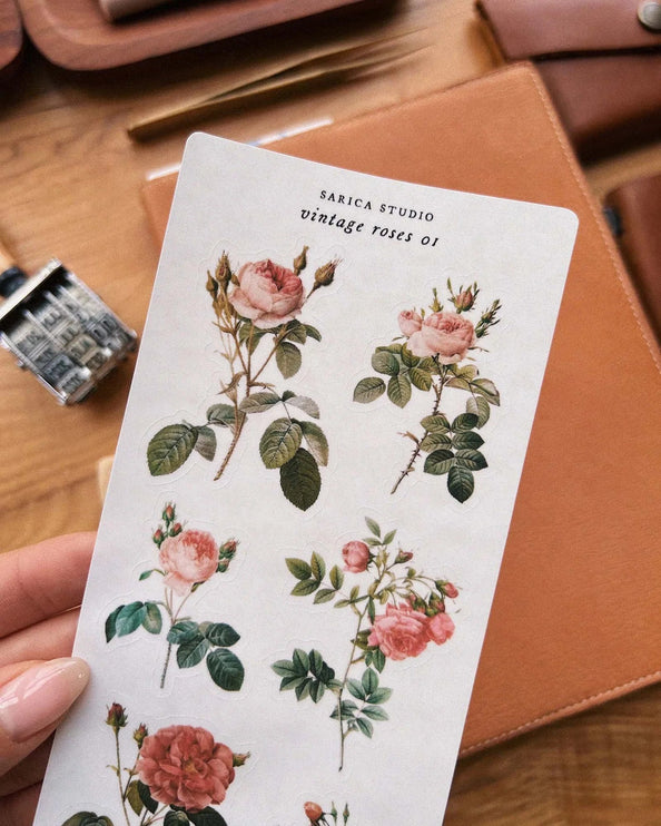 Stickers - Vintage Roses 01 - ColorSwatch
