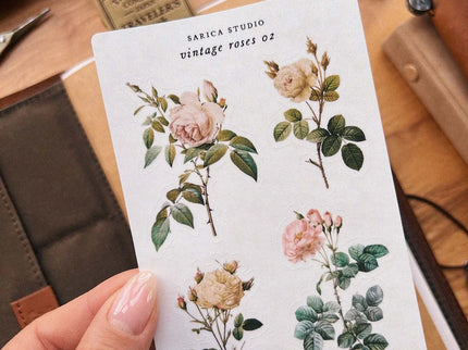 Stickers - Vintage Roses 02 - ColorSwatch