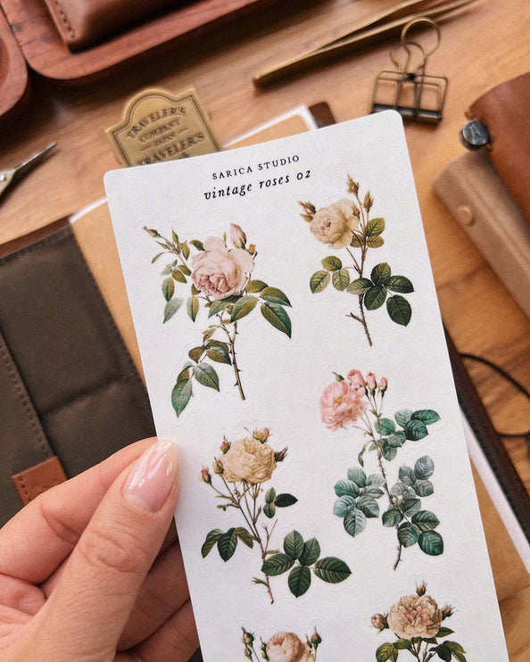 Stickers - Vintage Roses 02 - ColorSwatch