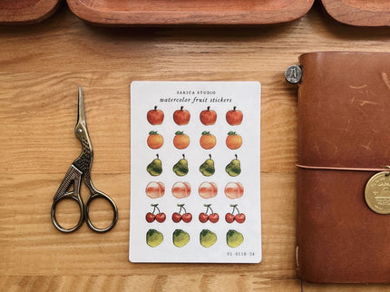 Stickers - Watercolor Fruit - ColorSwatch