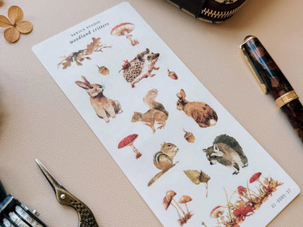 Stickers - Woodland Critters - ColorSwatch