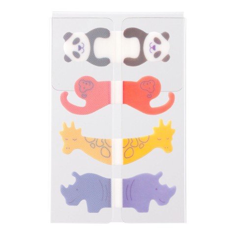 Sticky Memo Film - Index Tabs - Zoo - ColorSwatch