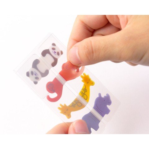 Sticky Memo Film - Index Tabs - Zoo - ColorSwatch
