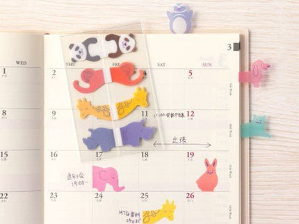 Sticky Memo Film - Index Tabs - Zoo - ColorSwatch