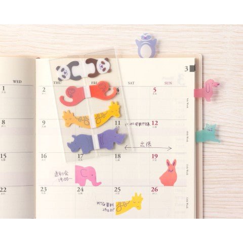 Sticky Memo Film - Index Tabs - Zoo - ColorSwatch