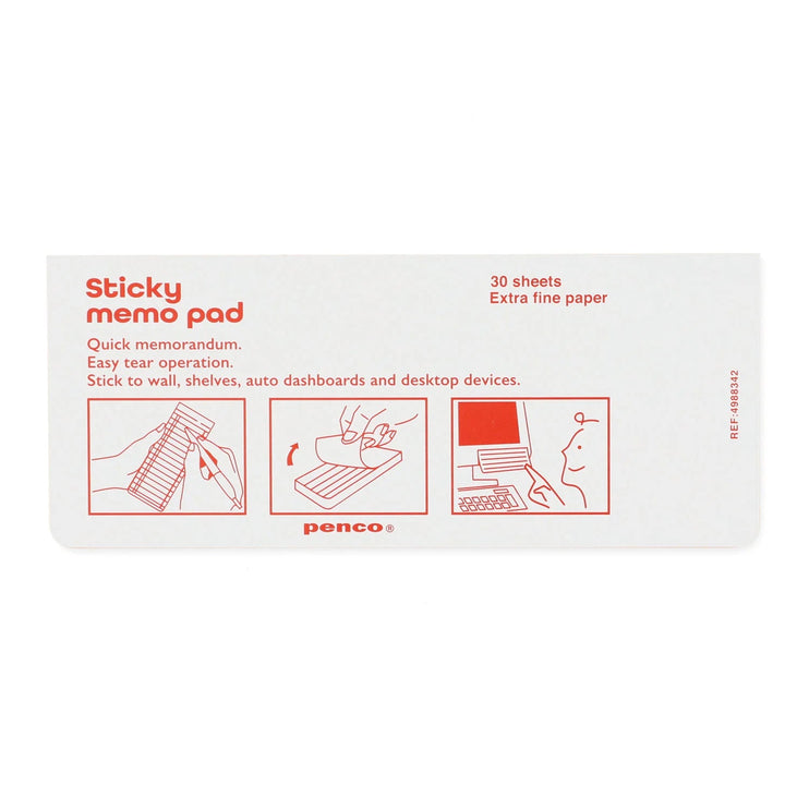 Sticky Memo Pad - Semanal - ColorSwatch