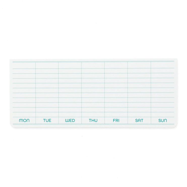 Sticky Memo Pad - Semanal - ColorSwatch