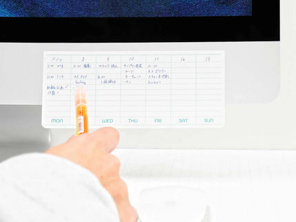 Sticky Memo Pad - Semanal - ColorSwatch