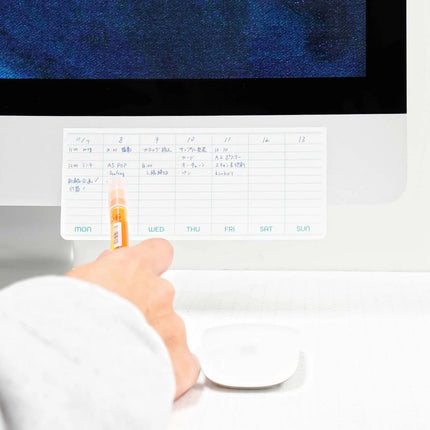 Sticky Memo Pad - Semanal - ColorSwatch