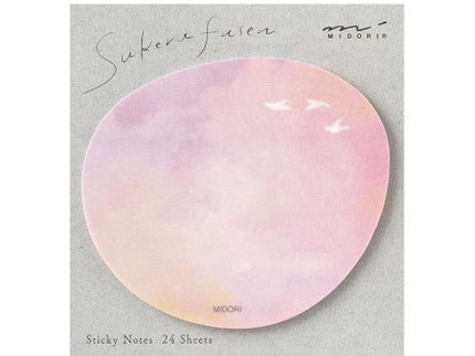 Sticky Notes Transparentes - Sunset - ColorSwatch