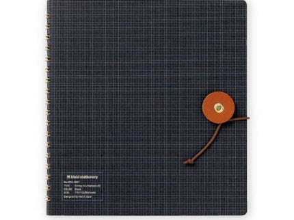 String - tie notebook - Black - ColorSwatch