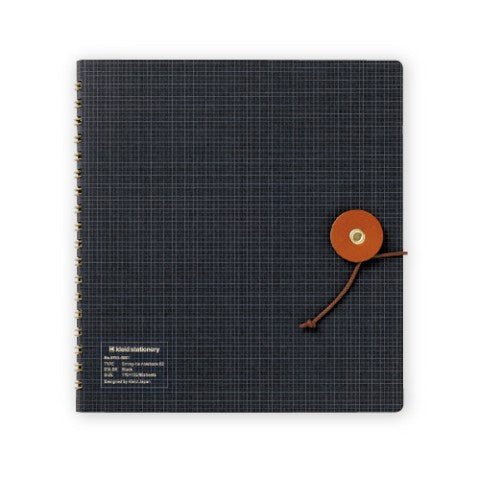 String - tie notebook - Black - ColorSwatch
