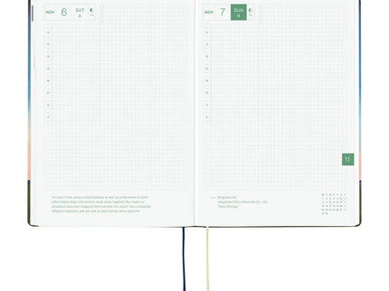 Hobonichi Techo 2027 HON - A5 - Hiroko Kubota - String Telephone Until the Moon is Full