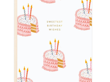 Sweetest Birthday Cake Card - ColorSwatch