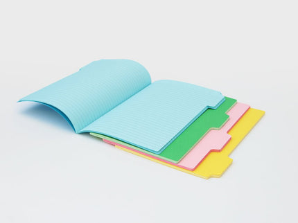 Tab Notebooks A5 - ColorSwatch