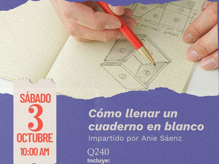 Taller - Cómo llenar un cuaderno en blanco - ColorSwatch