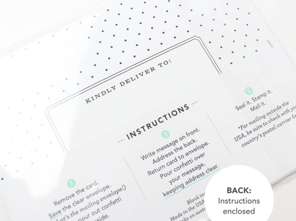 Tarjeta Confettigram - Sprinkles - ColorSwatch