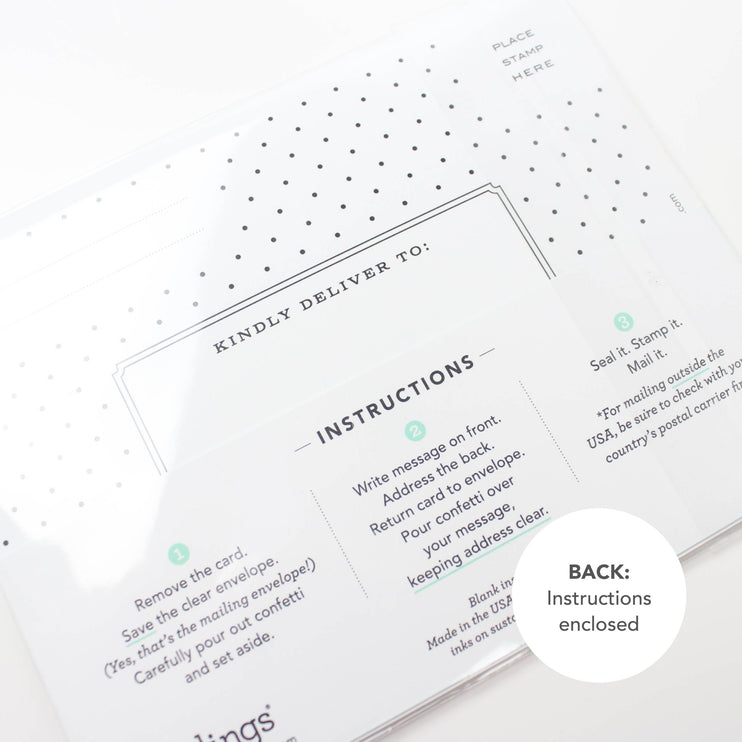 Tarjeta Confettigram - Sprinkles - ColorSwatch