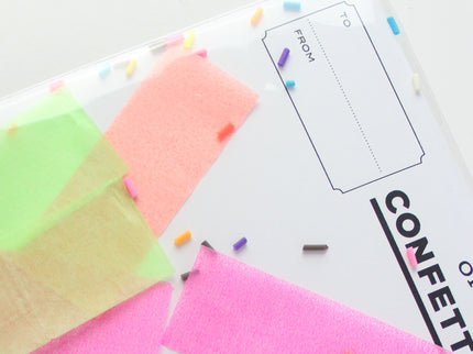 Tarjeta Confettigram - Sprinkles - ColorSwatch