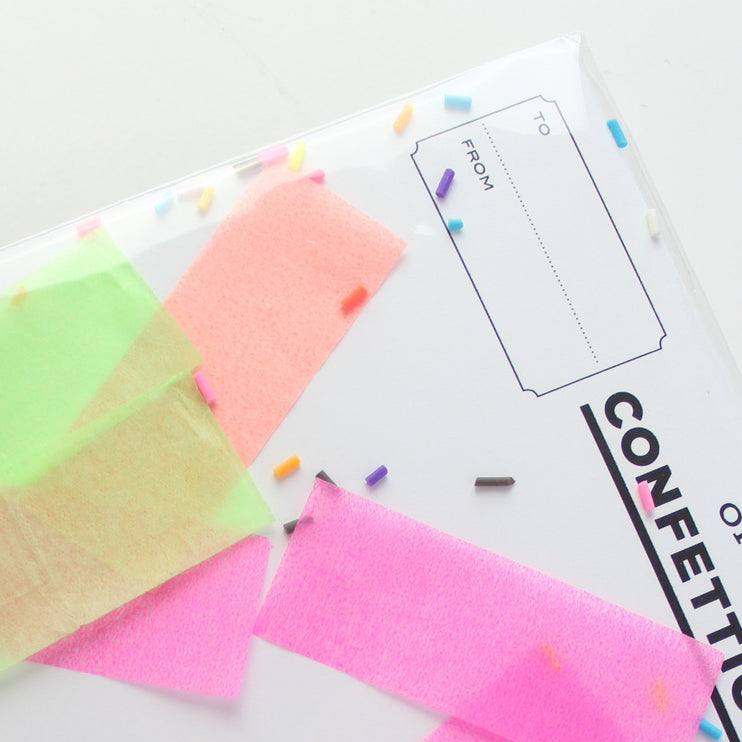 Tarjeta Confettigram - Sprinkles - ColorSwatch