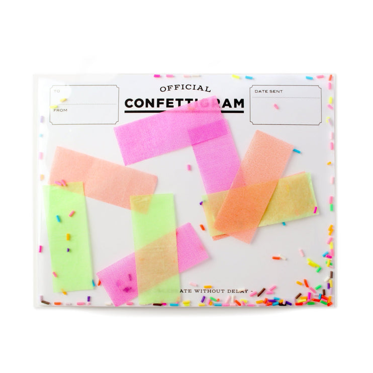 Tarjeta Confettigram - Sprinkles - ColorSwatch