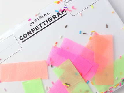 Tarjeta Confettigram - Sprinkles - ColorSwatch