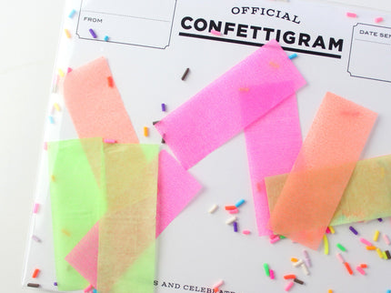 Tarjeta Confettigram - Sprinkles - ColorSwatch