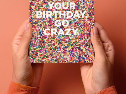 Tarjeta de Cumpleaños - Sprinkles - ColorSwatch
