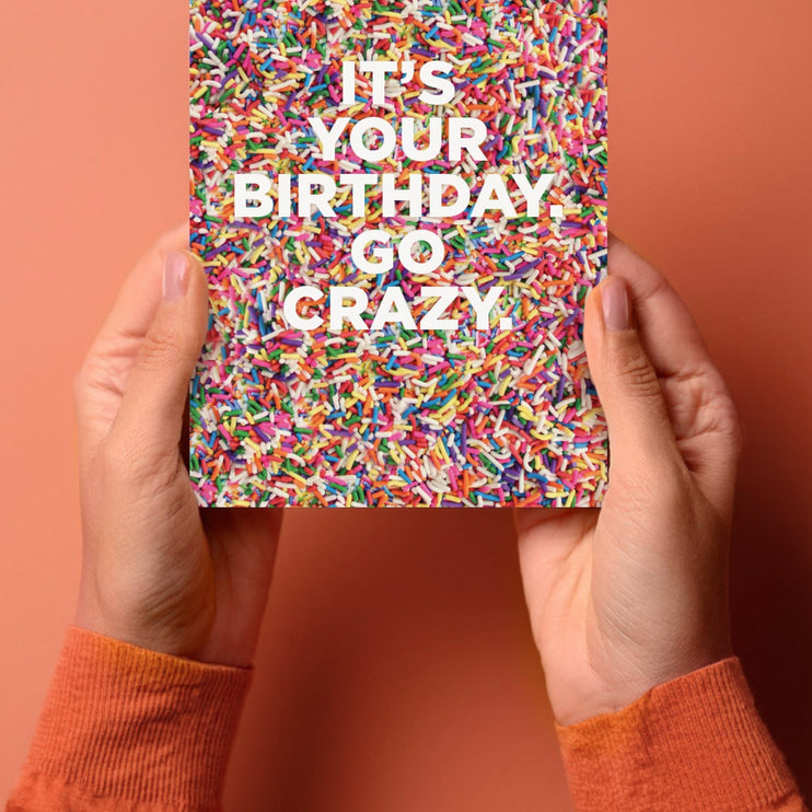 Tarjeta de Cumpleaños - Sprinkles - ColorSwatch