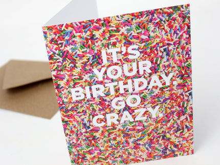 Tarjeta de Cumpleaños - Sprinkles - ColorSwatch