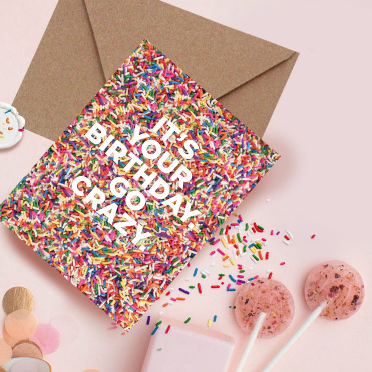 Tarjeta de Cumpleaños - Sprinkles - ColorSwatch
