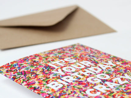 Tarjeta de Cumpleaños - Sprinkles - ColorSwatch