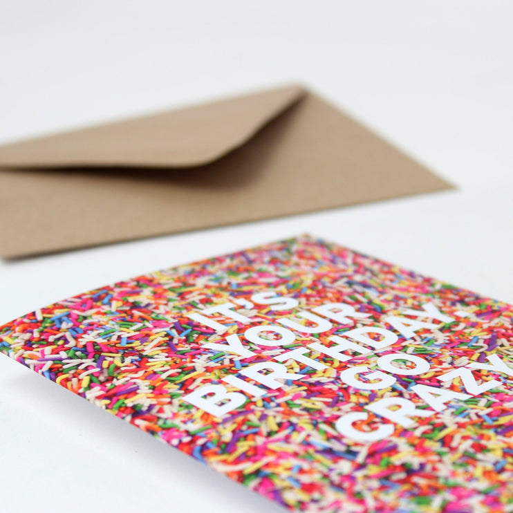 Tarjeta de Cumpleaños - Sprinkles - ColorSwatch
