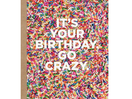 Tarjeta de Cumpleaños - Sprinkles - ColorSwatch