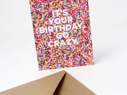 Tarjeta de Cumpleaños - Sprinkles - ColorSwatch
