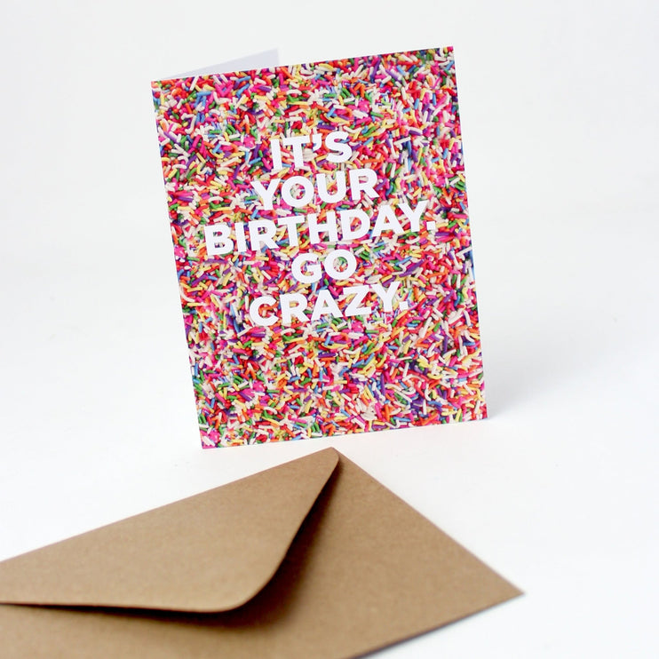 Tarjeta de Cumpleaños - Sprinkles - ColorSwatch