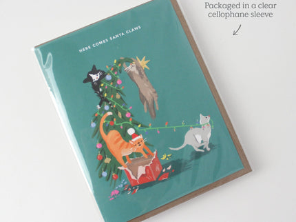 Tarjeta de Navidad - Gatos - ColorSwatch